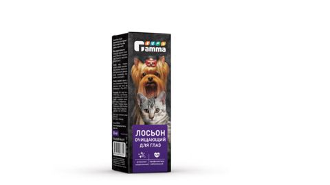 Göz ətrafı üçün təmizləyici losyon Gamma, itlər və pişiklər üçün, 30 ml — Bakı