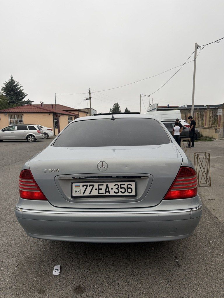 Mercedes S 320, 3.2 L, 1999 il, 298 542 km 77-EA-356 — Avtomobillər, Quba (2)
