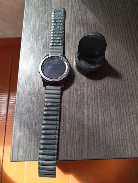 Samsung Gear S3 Frontier ağıllı saat + maqnitli şarj dok-u — Bakı