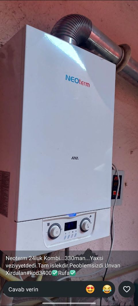NEOterm 24 kW kombi qazan - Divara quraşdırılan qazla işləyən kombi — Şirvan