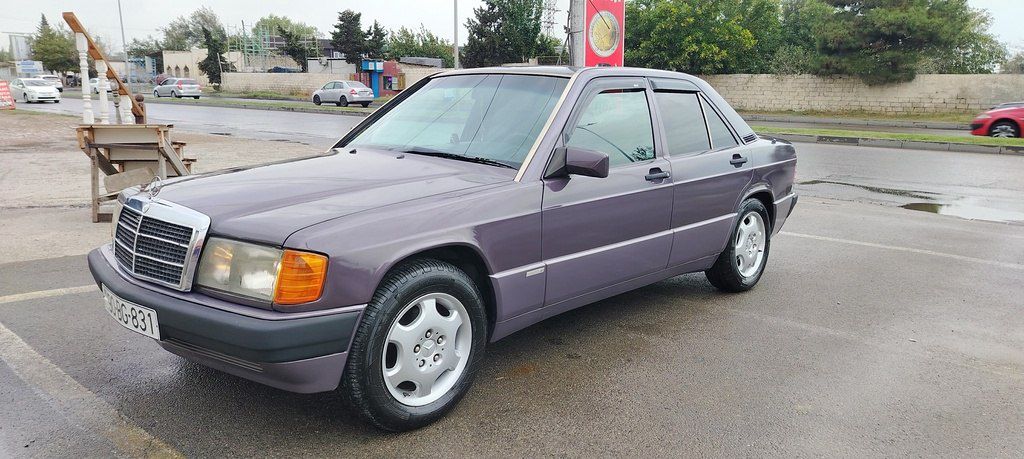 Mercedes 190, 2.0 L, 1991 il, 425 000 km 90-BG-831 — Avtomobillər, Bakı (9)