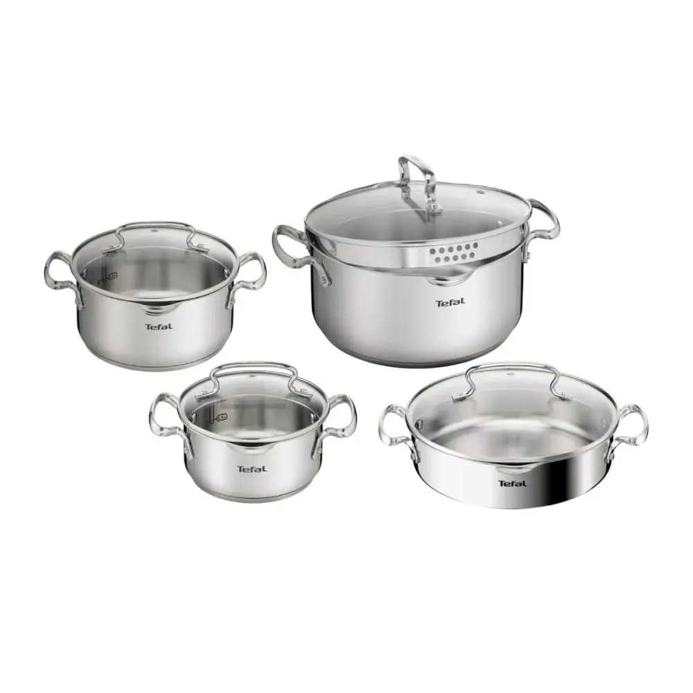 Qazan dəsti Tefal Duetto, 8 parça (2100145338) — Bakı