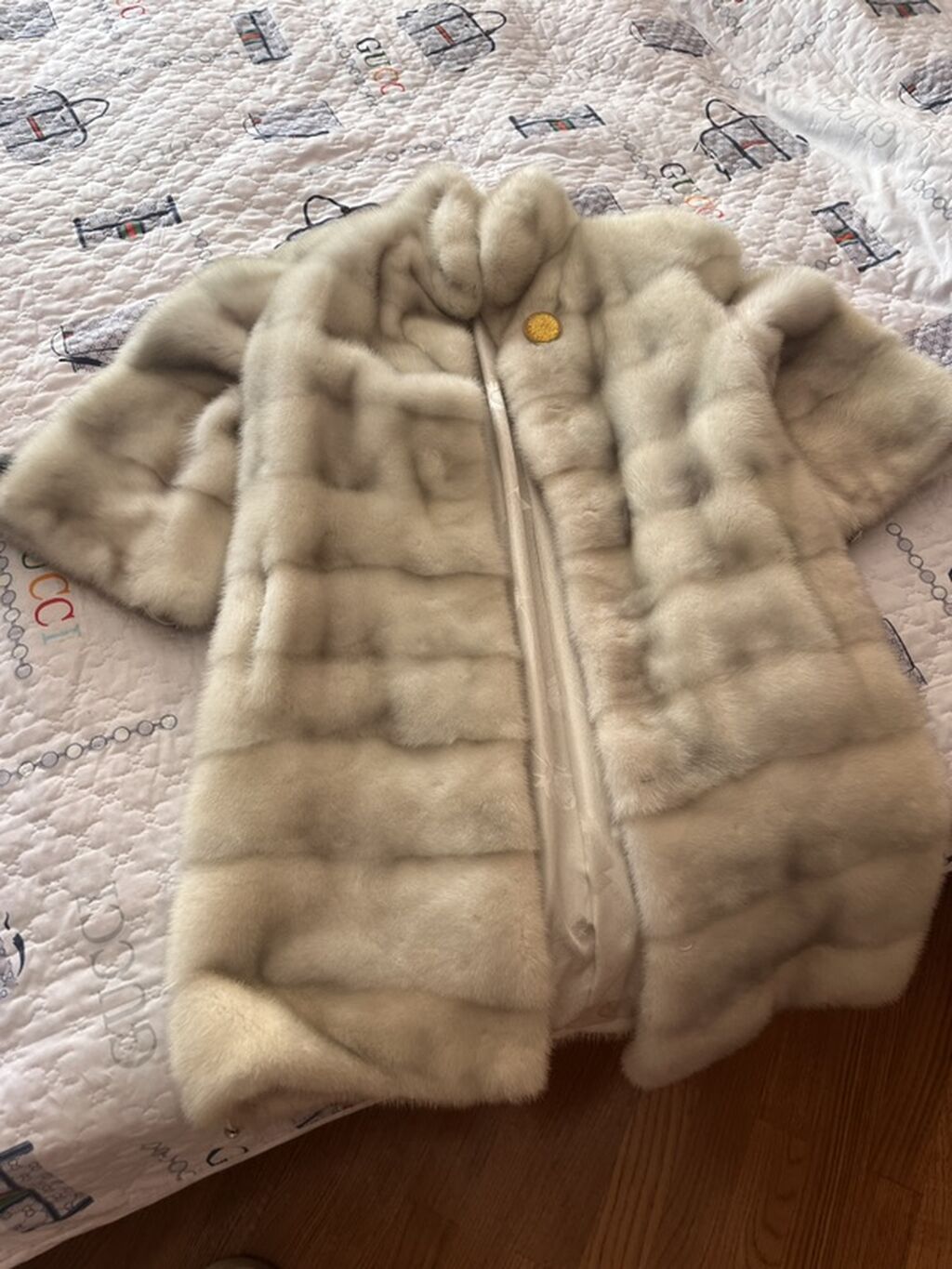 Kürk, Pierre Cardin, rəng - Boz — Şubə, Bakı (3)