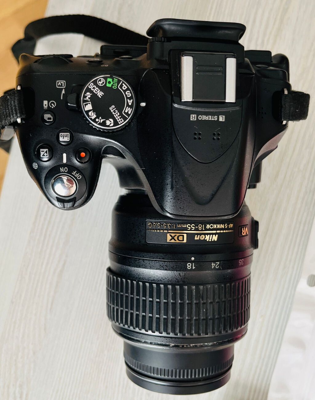 Nikon D5200 batareya adapter Kastar, Shutter count 28600 — Fotoaparat, Bakı