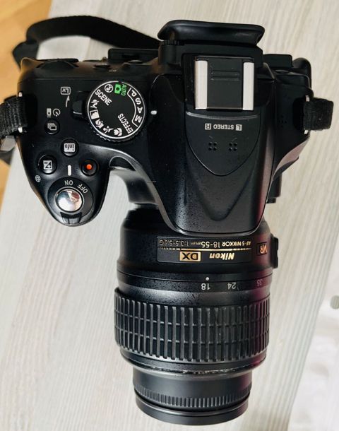 Nikon D5200 batareya adapter Kastar, Shutter count 28600 — Bakı