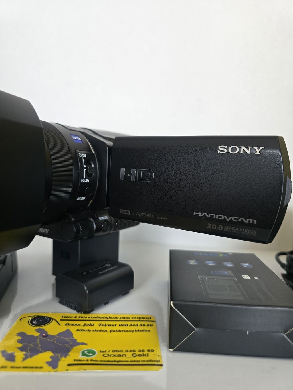 Sony CX900 FullHD 1920/1080 video kamera. Gəlmədir Azərbaycanda — Video kamera, Şəki (3)