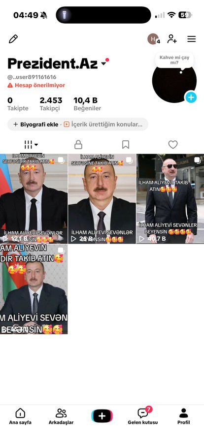 Tiktok sehifesi — Oyunlar, konsollər və proqramlar, Bakı