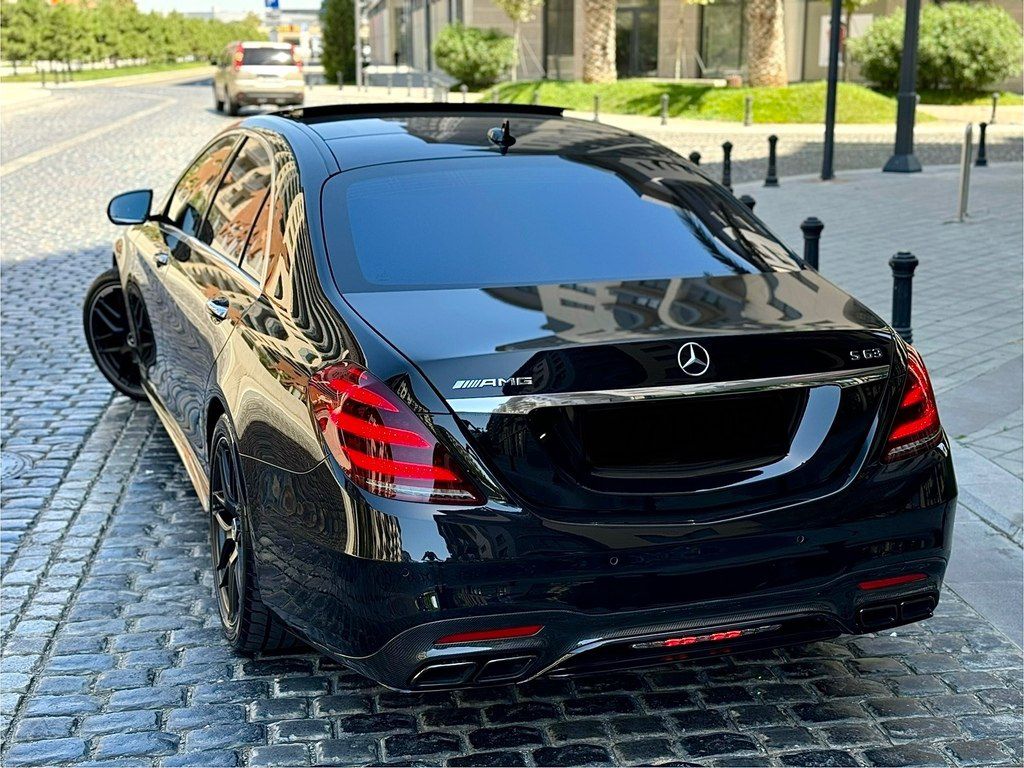 Mercedes S 63 AMG 4MATIC+, 4.0 L, 2018 il, 150 000 km — Avtomobillər, Bakı (9)