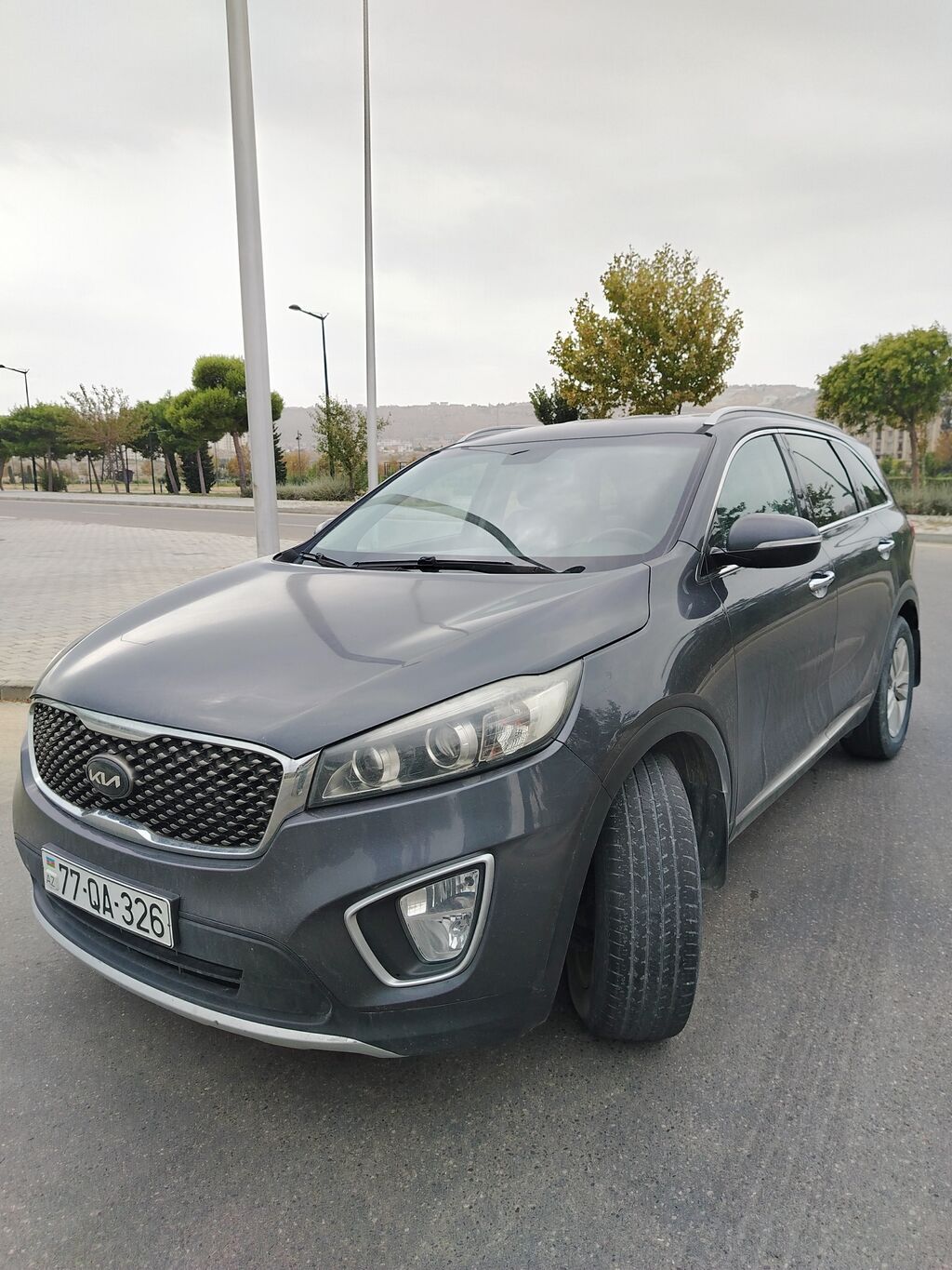 Kia Sorento SUV - Kuzov: 5 qapılı, tünd boz rəng - Mühərrik: GDI 77-QA-326 — Avtomobillər, Bakı (6)