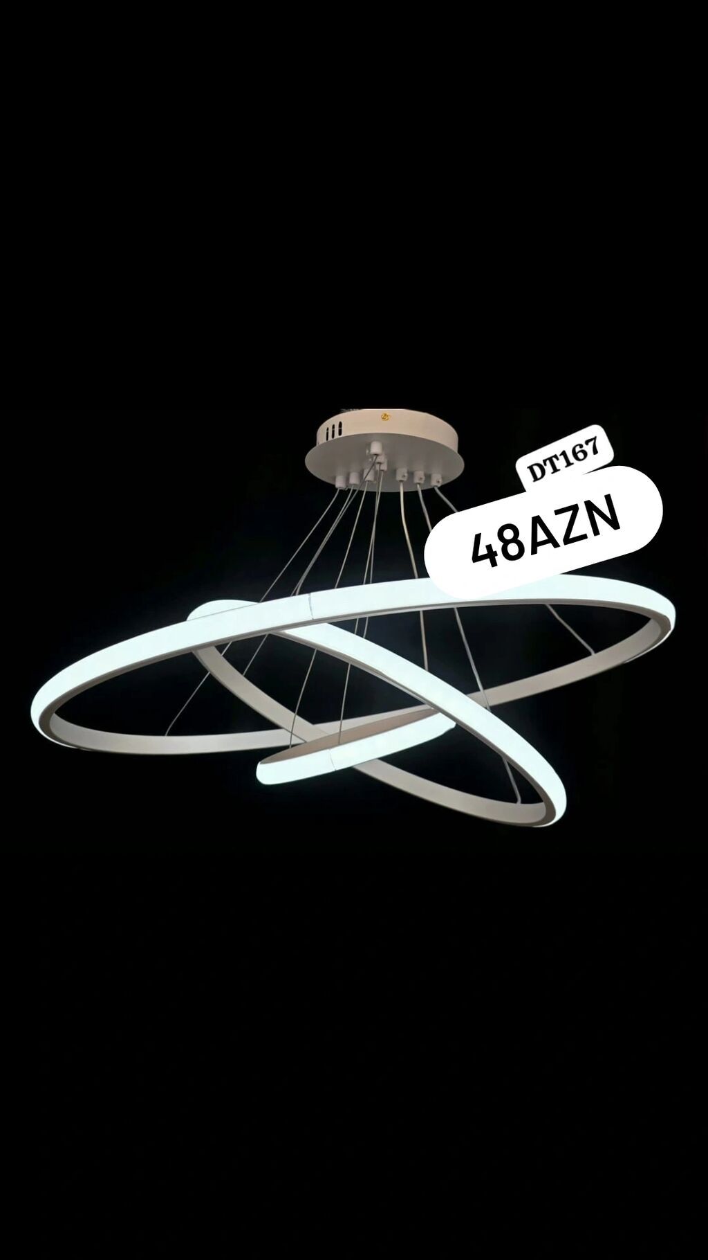 Led Çılçıraq, 3 lampa, Metal — Tavan is?qlar? v? cilc?raqlar, Sumqayıt
