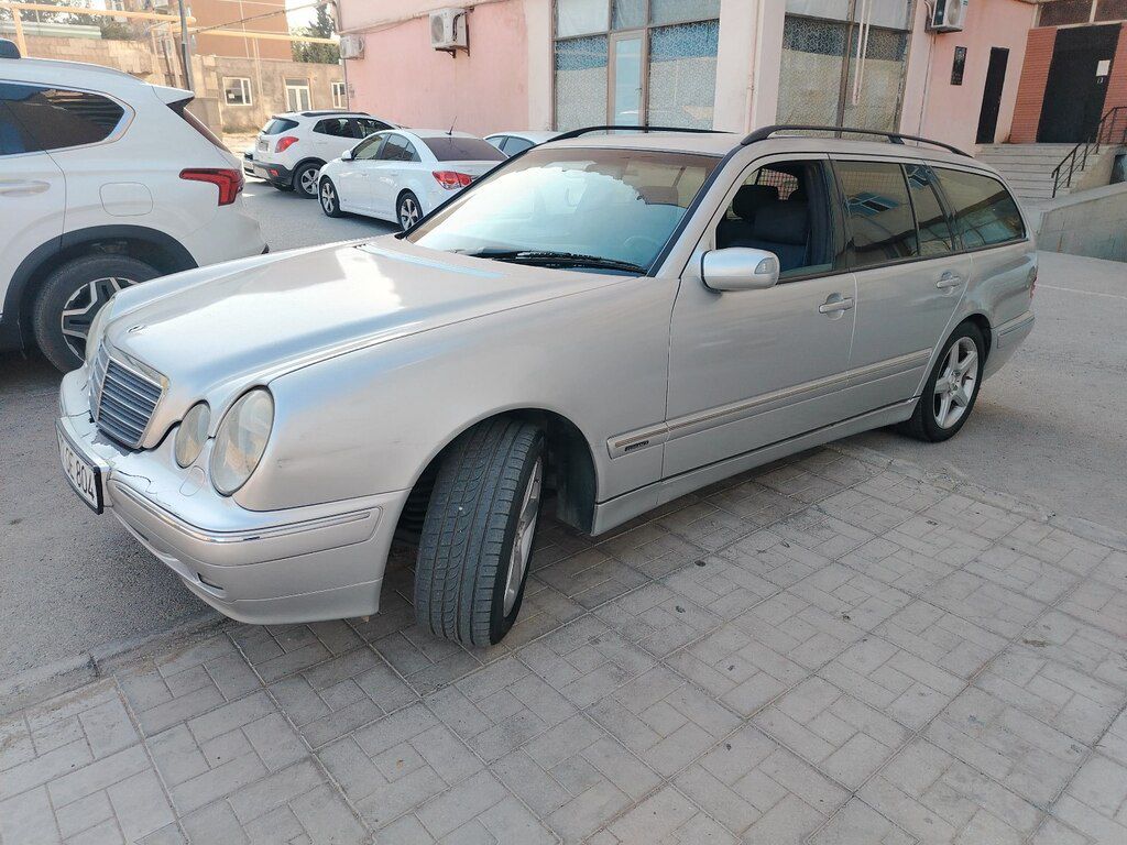 Mercedes E 240, 2.4 L, 2000 il, 369 321 km — Avtomobillər, Bakı (10)