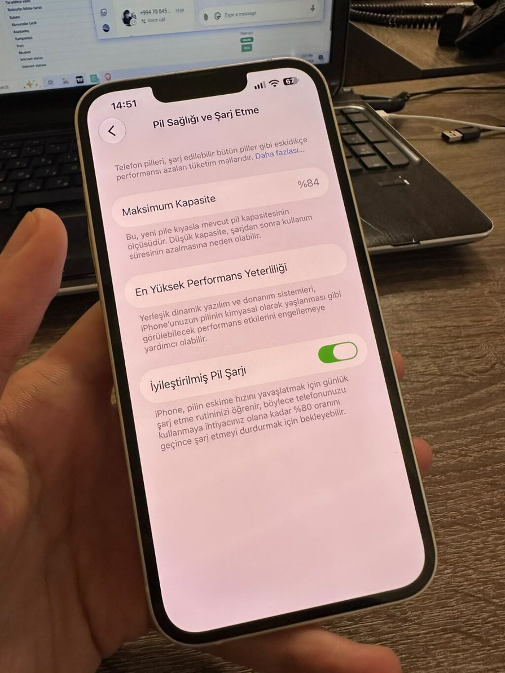 IPhone 13, 128 GB, Starlight — Apple iPhone, Bakı (4)