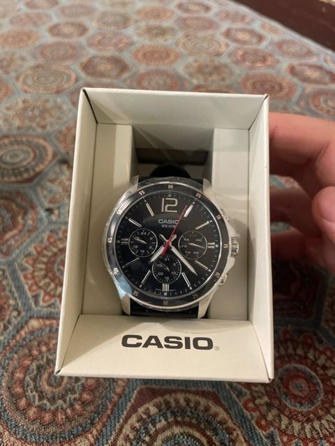 Casıo kişi qol saatı – model MTP-1374L-1AVDF - Klassik dairəvi — Bakı