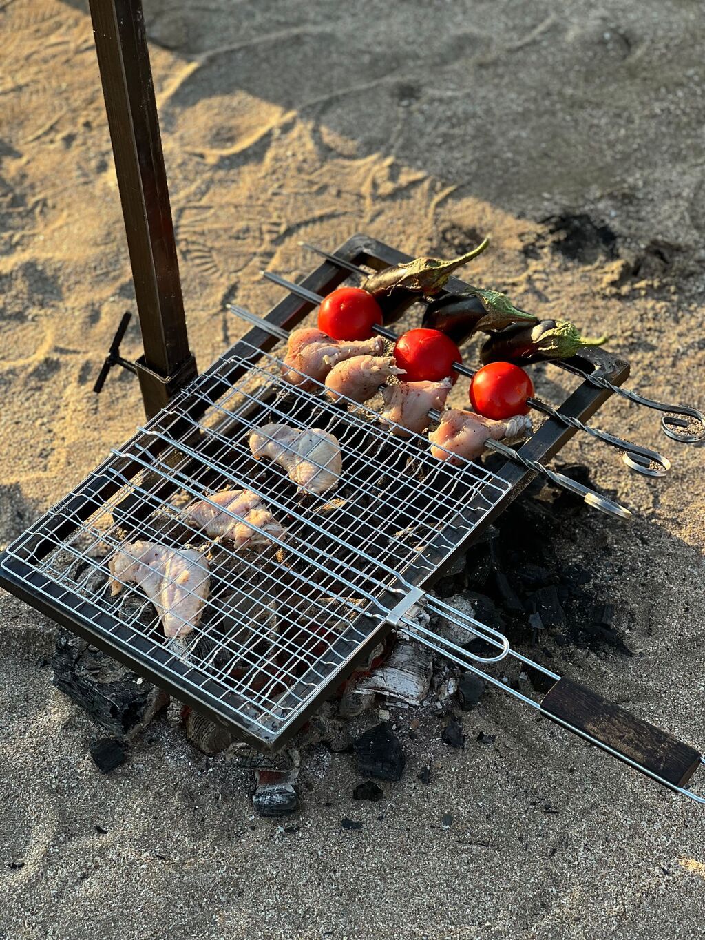 Super mangal həm dəniz giragina meşəyə həm də evdə istifadə eləmək — Mangal və aksesuarları, Digah