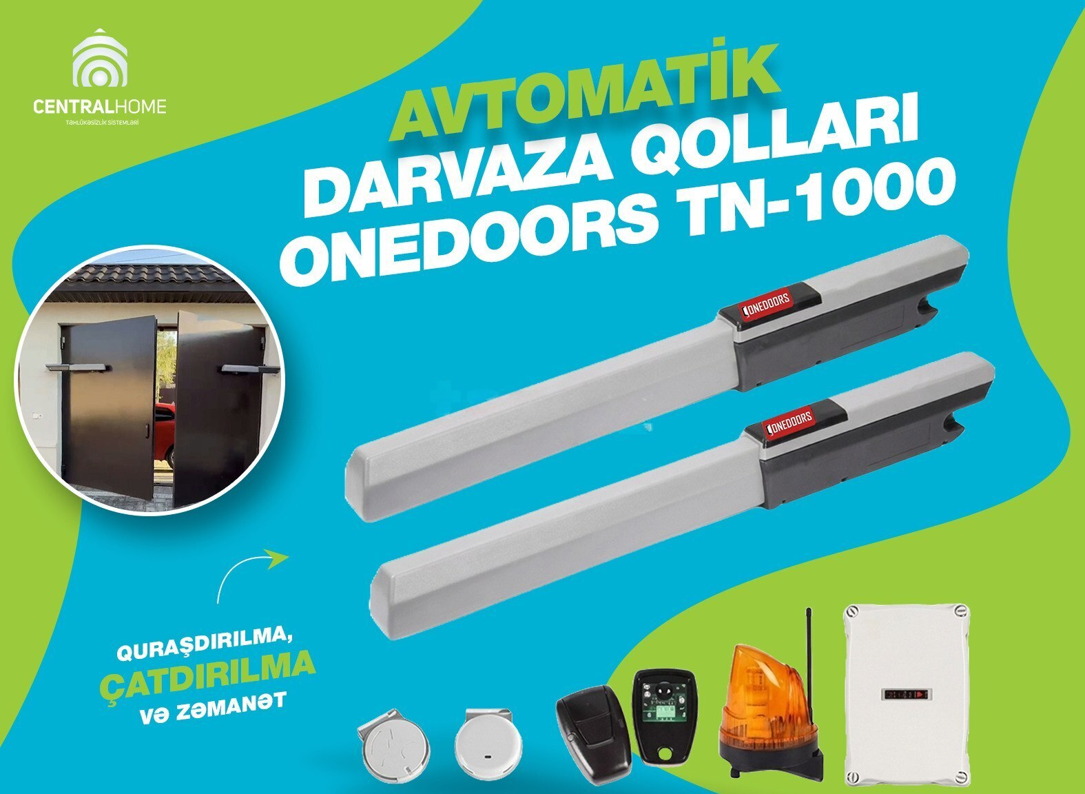 Avtomatik darvaza qolları OneDoors TN-1000 — Bakı