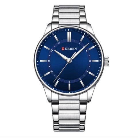 Qol saatı kişilər üçün Curren 8430 Silver/Blue — Bakı