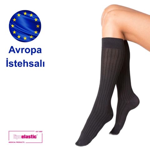 Kompressiya qolfiləri Lipoelastic AD, qara, 150 den, ölçü M — Bakı