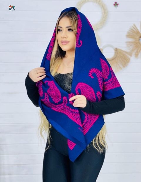 Kəlağayı an93 göy, ölçü 110x120 sm — Bakı