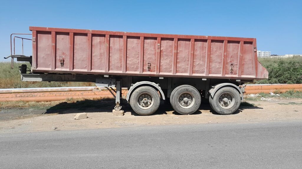 Satılır: 3 oxlu yarımqoşqu tipper (qum-çınqıl, torpaq, inşaat — Qoşqular, Xırdalan (2)