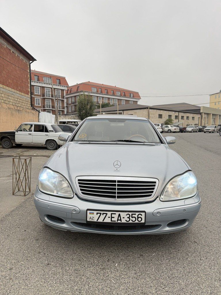 Mercedes S 320, 3.2 L, 1999 il, 298 542 km 77-EA-356 — Avtomobillər, Quba