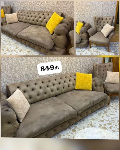 849₼ divan 2kreslo desti satılır Baza yoxdu arxaya doğru — Bakı