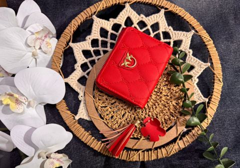 Qadınlar üçün pulqabı 73658303, süni dəri, qırmızı — Bakı
