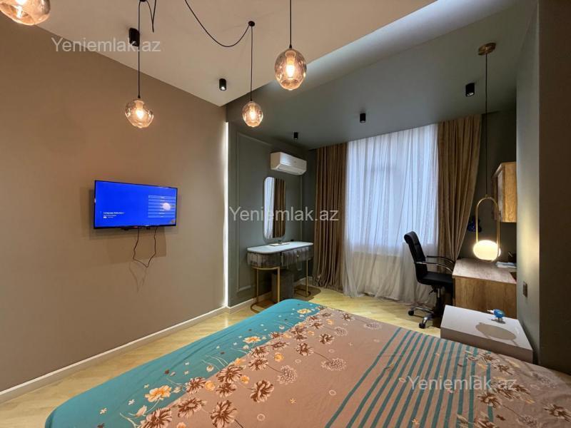 Kirayə 2 otaqlı Bina evi menzil (Yeni tikili), 75 m², Nərimanov rayonu — Mənzil, Bakı (8)