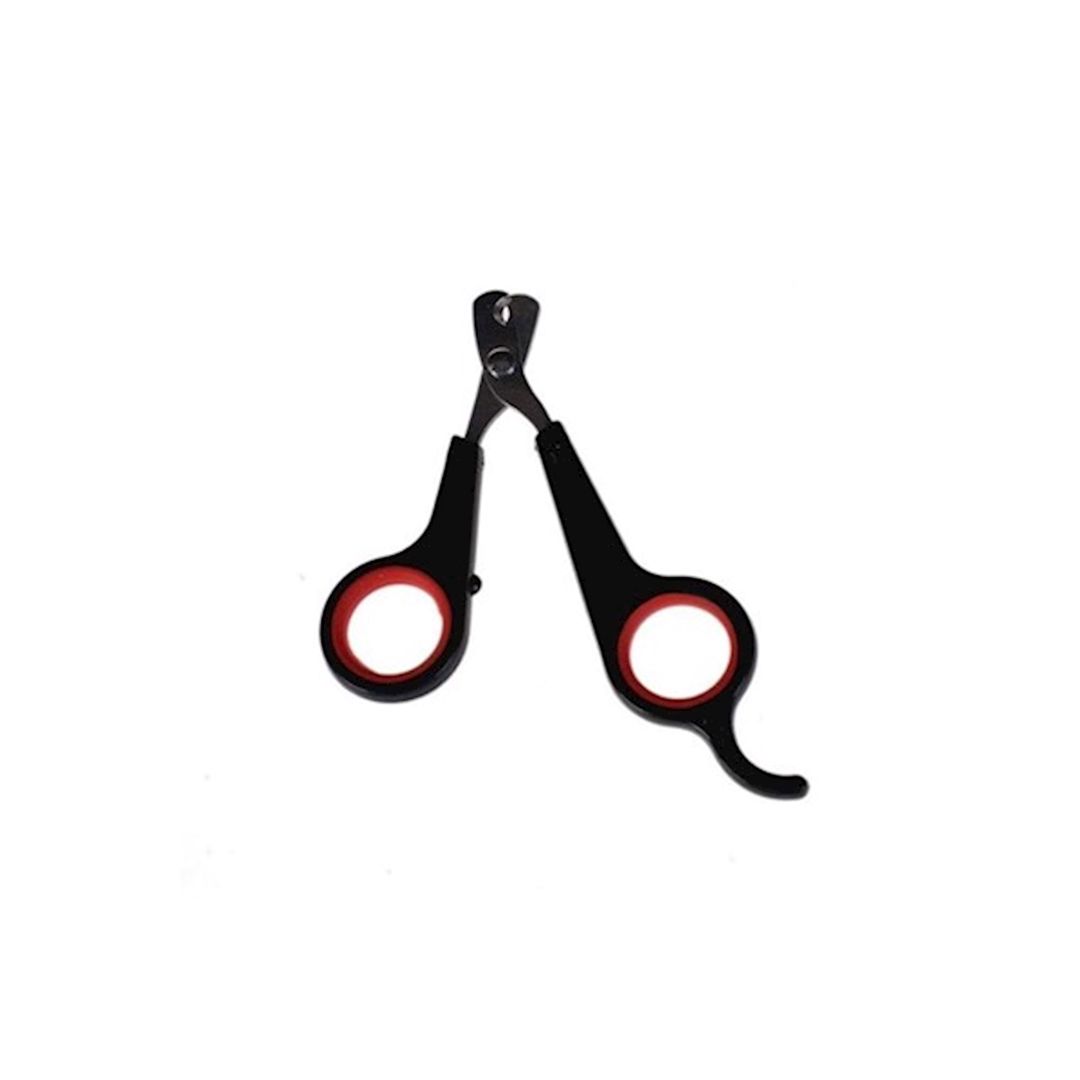 Qayçı Lepus itlər və pişiklər üçün, 12x6 sm, qırmızı/qara, plastik/paslanmayan polad — Mallar, Bakı (2)