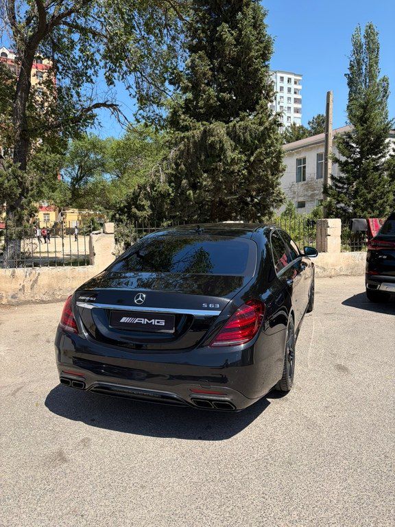 Mercedes S 63 AMG 4MATIC+, 4.0 L, 2018 il, 150 000 km — Avtomobillər, Bakı (5)