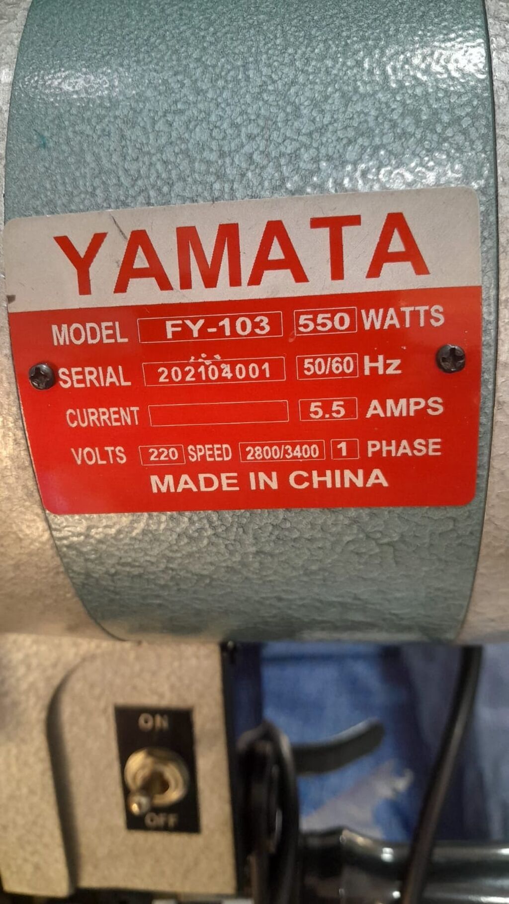Yamata FY-103 parça kəsmə maşını - Güc: 550 W - Gərginlik: 220 V — Stanoklar, Bakı (6)
