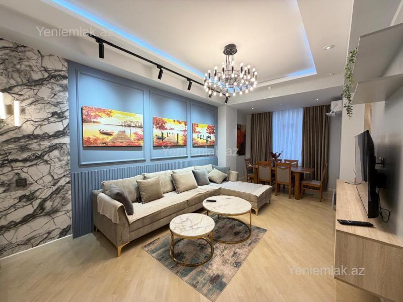 Kirayə 2 otaqlı Bina evi menzil (Yeni tikili), 75 m², Nərimanov rayonu — Mənzil, Bakı (5)