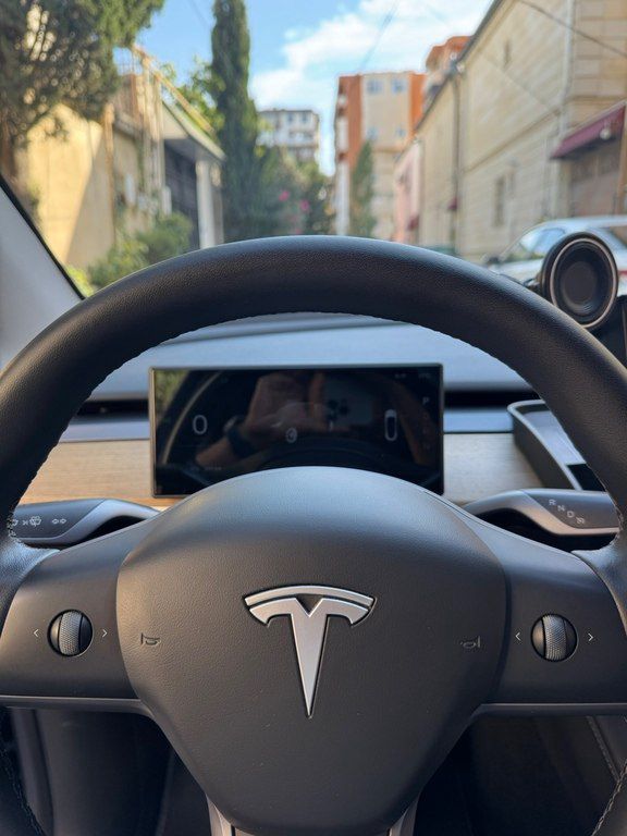 Tesla Model Y, 75 kWh, 2024 il, 50 000 km 66-BB-666 — Avtomobillər, Bakı (10)