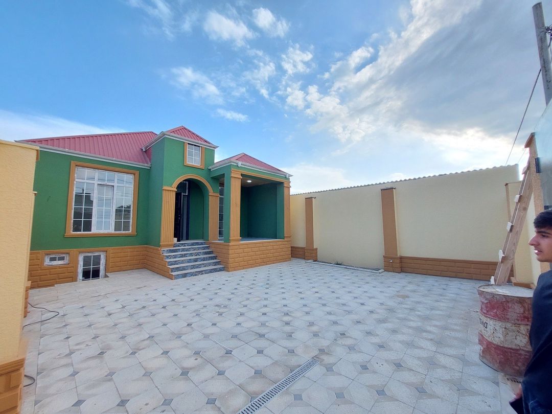 Satılır 4 otaqlı həyət evi/bağ evi 110 m² — Ev, villa, Bakı (2)