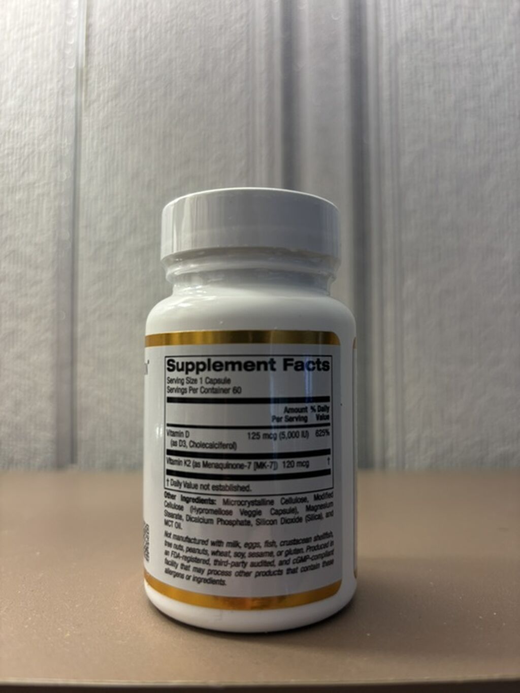 Məhsul: California Gold Nutrition – Vitamin D3 + K2 Təsvir: - Formul — Vitaminlər və qida əlavələri, Bakı (2)
