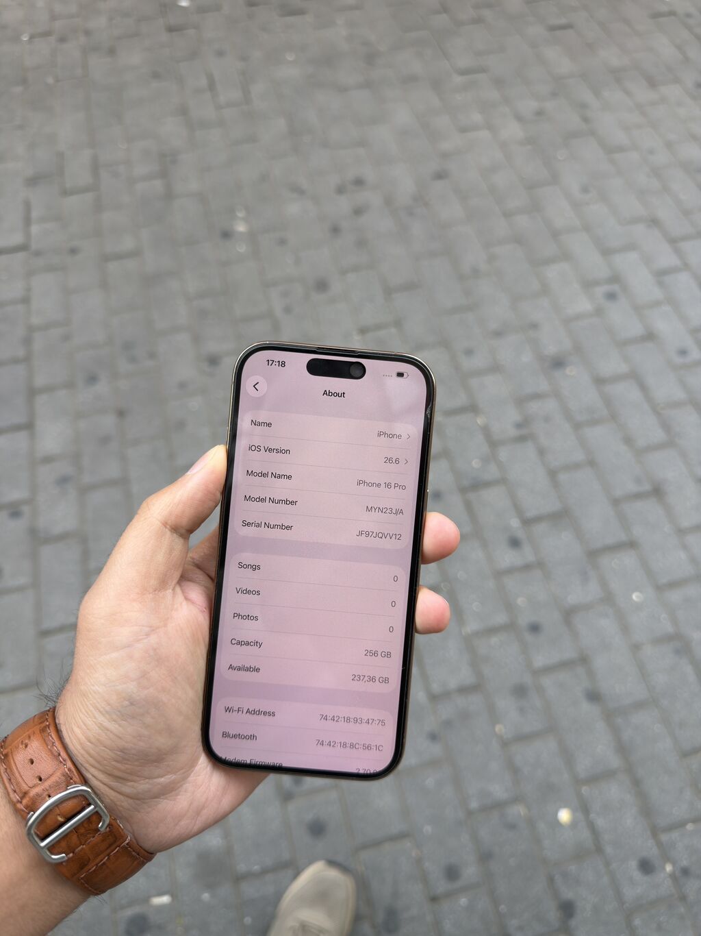 IPhone 16 Pro, 256 GB, Desert Titanium, Zəmanət, Sənədlərlə — Apple iPhone, Bakı (7)