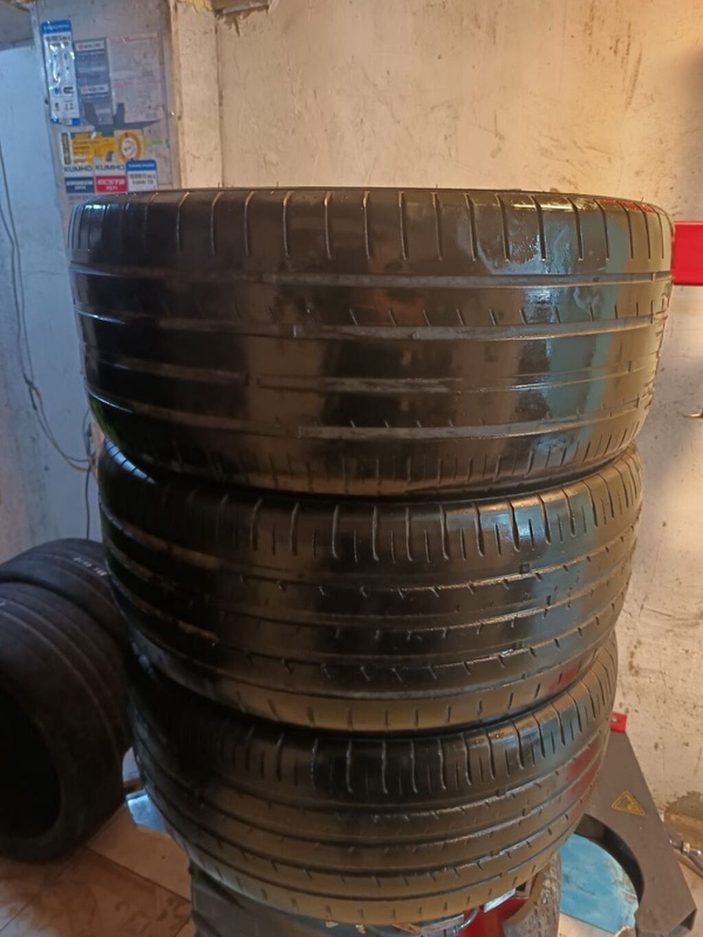 Satılır: avtomobil şinləri komplekti - Ölçü: 245/45 ZR18 - Tip — Şinlər, Bakı (2)