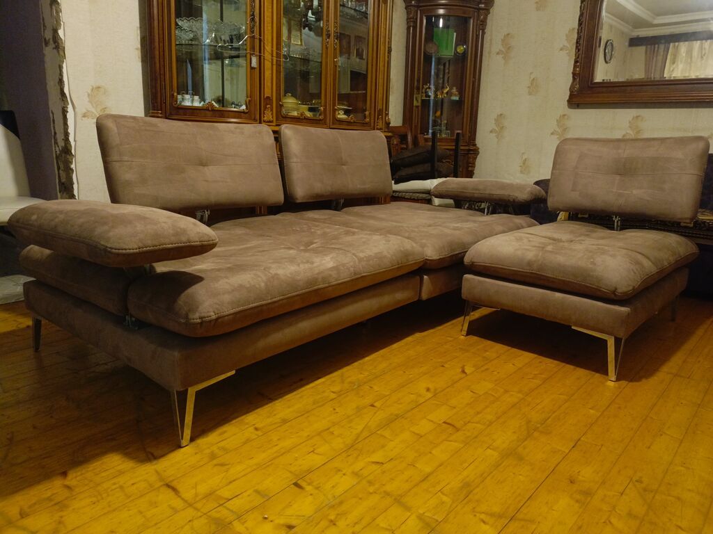 İşlənmiş, Divan-kravat, Kreslo, Divan, Bazalı, Açılan — Yumşaq mobilya dəstləri, Bakı (5)