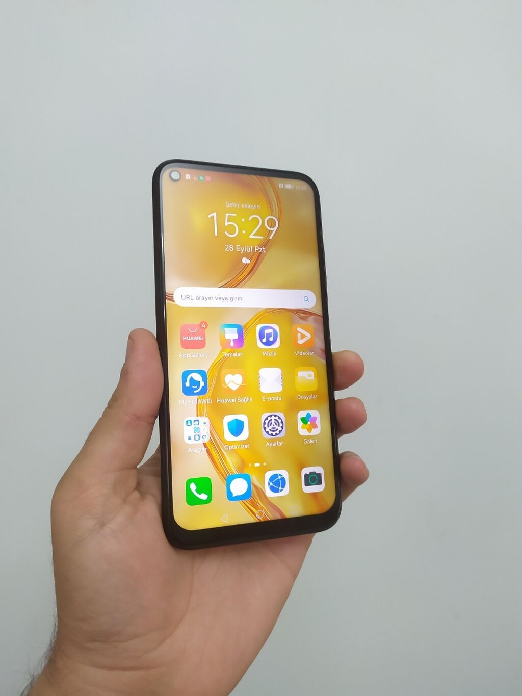 Huawei P40 lite, 128 GB, rəng - Qara, Barmaq izi — Huawei, Masazır