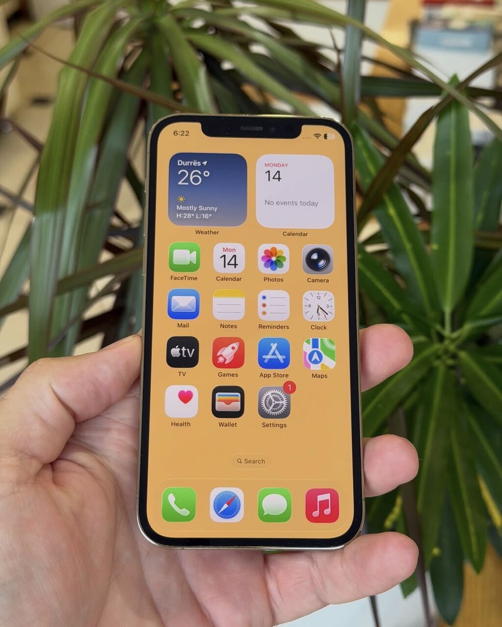 IPhone 12 Pro, 128 GB, Matte Gold, Zəmanət, Simsiz şarj, Face ID — Apple iPhone, Bakı (2)