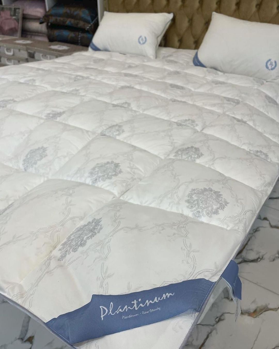 Yorğan Plantinum SHA-00002624, birnəfərlik, pambıq/bambuk, rəngbərəng, 155x215 sm — Yorğanlar, Bakı (2)