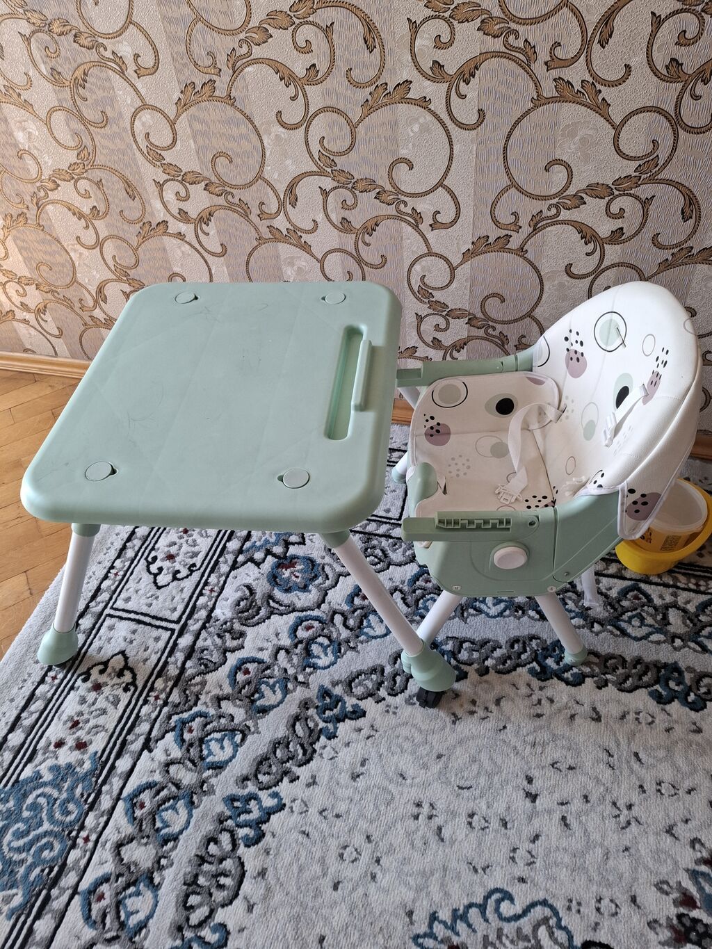Uşaqlar üçün çoxfunksiyalı yemək stolu və oturacaq dəsti. - 2-si — Qidalandırma stulları, Bakı (4)