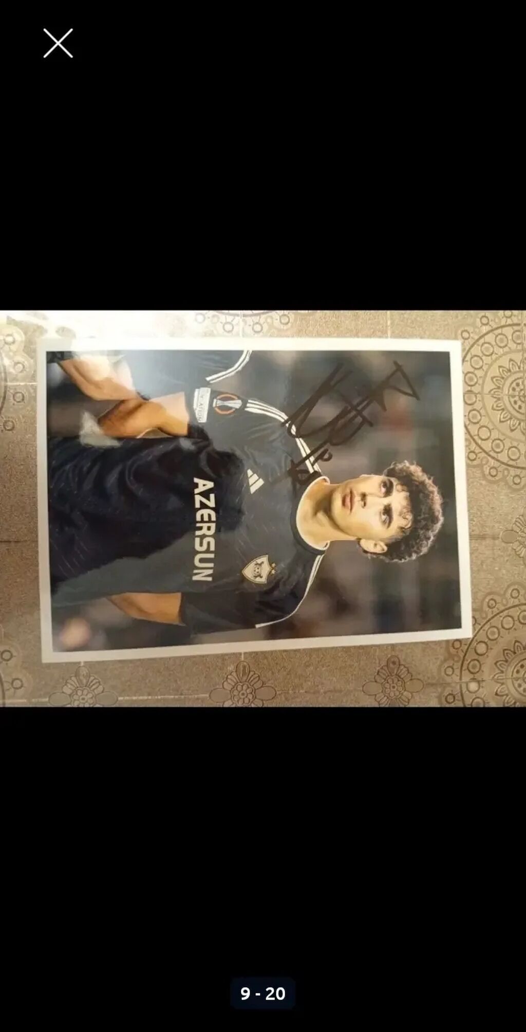 Məhsul: Futbolçu imzalı fotoşəkillər toplusu satılırlar sübut — Digər, Bakı (7)