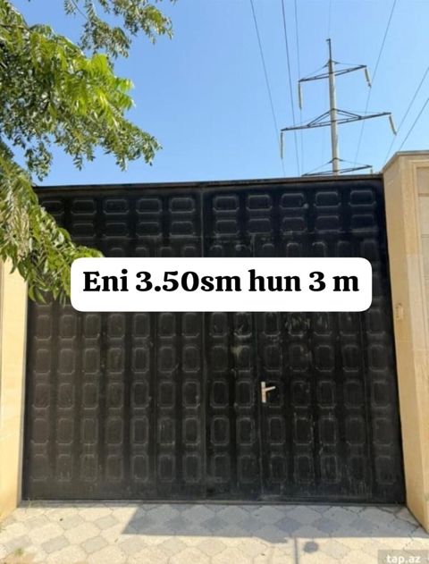 RR³⁰ Darvaza 670 manat Eni 3.50 hunduru 3 metrə qalın stenka matreal — Bakı