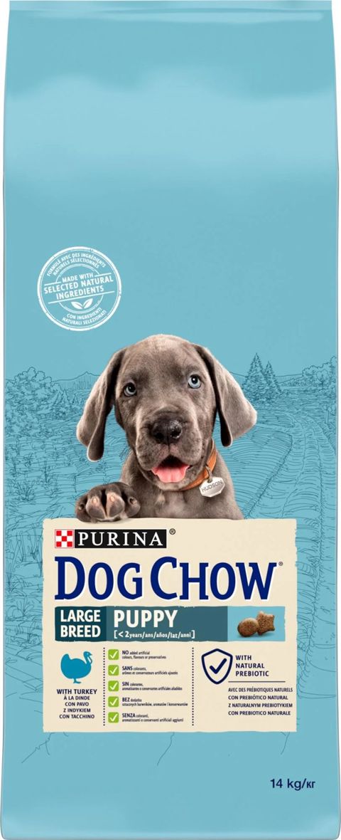 Quru yem Purina Dog Chow large breed puppy, 1 kq — Bakı