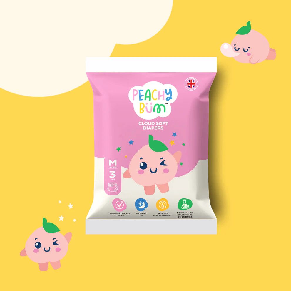 Uşaq bezləri PeachyBum Cloud Soft M, 3 əd — Mallar, Bakı (2)