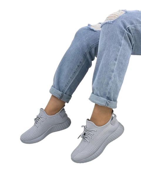 Qadınlar üçün sliponlar w-482-3, boz, parça, ölçü 42 — Bakı