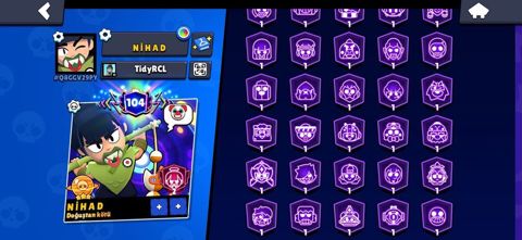 Brawl Stars oyun hesabı – yüksək səviyyəli və tam dolu profil — Digah