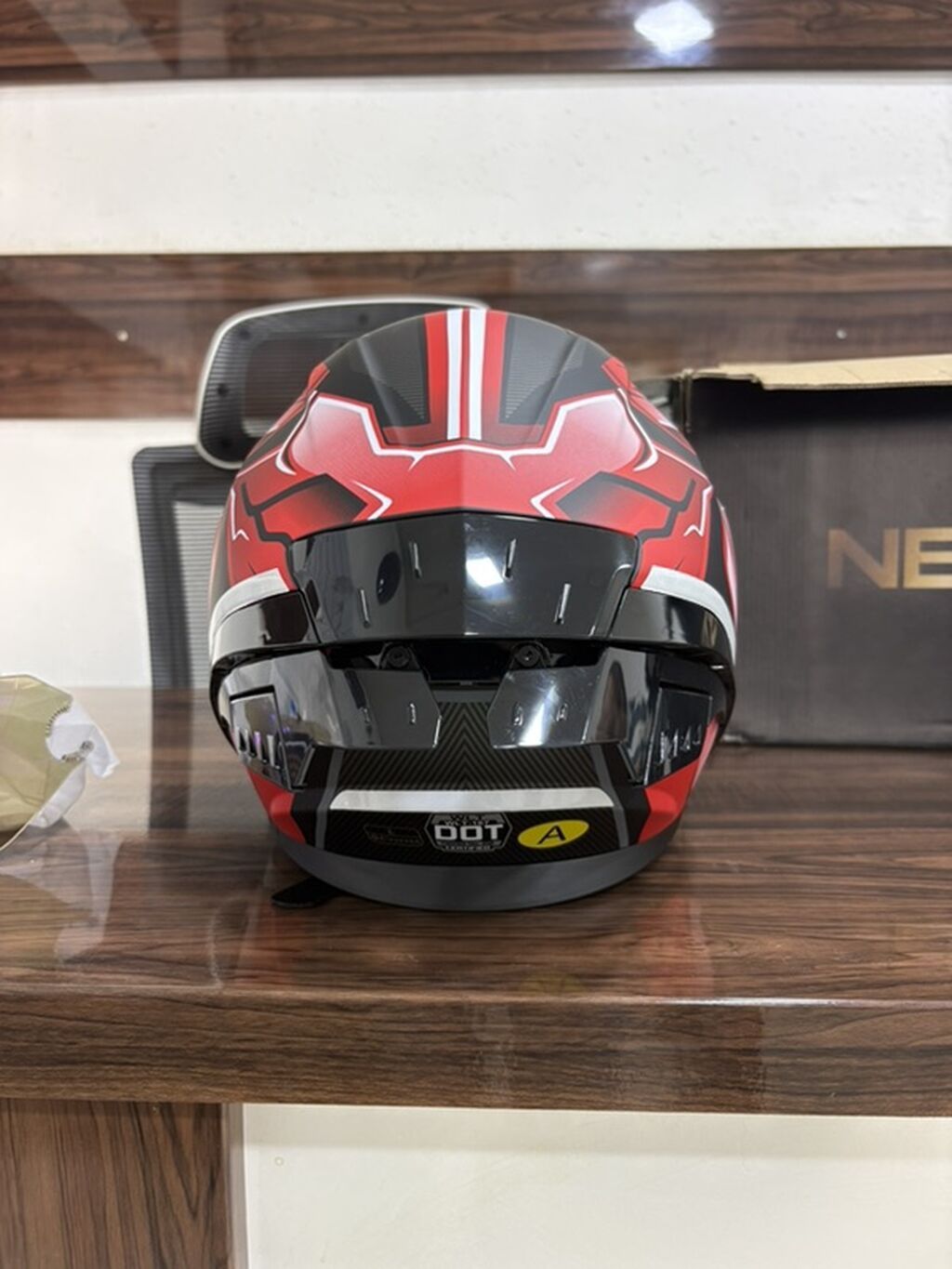 Moto kask – modul tipli (çənə hissəsi qaldırılan), inteqrasiya olunmuş — Motosiklet geyimi, Bakı (4)
