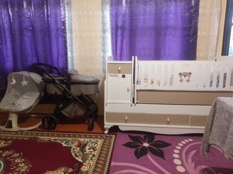 Uşaq otağı dəsti - Beşik/transformer: Yan tərəfi təhlükəsizlik — Ağdaş