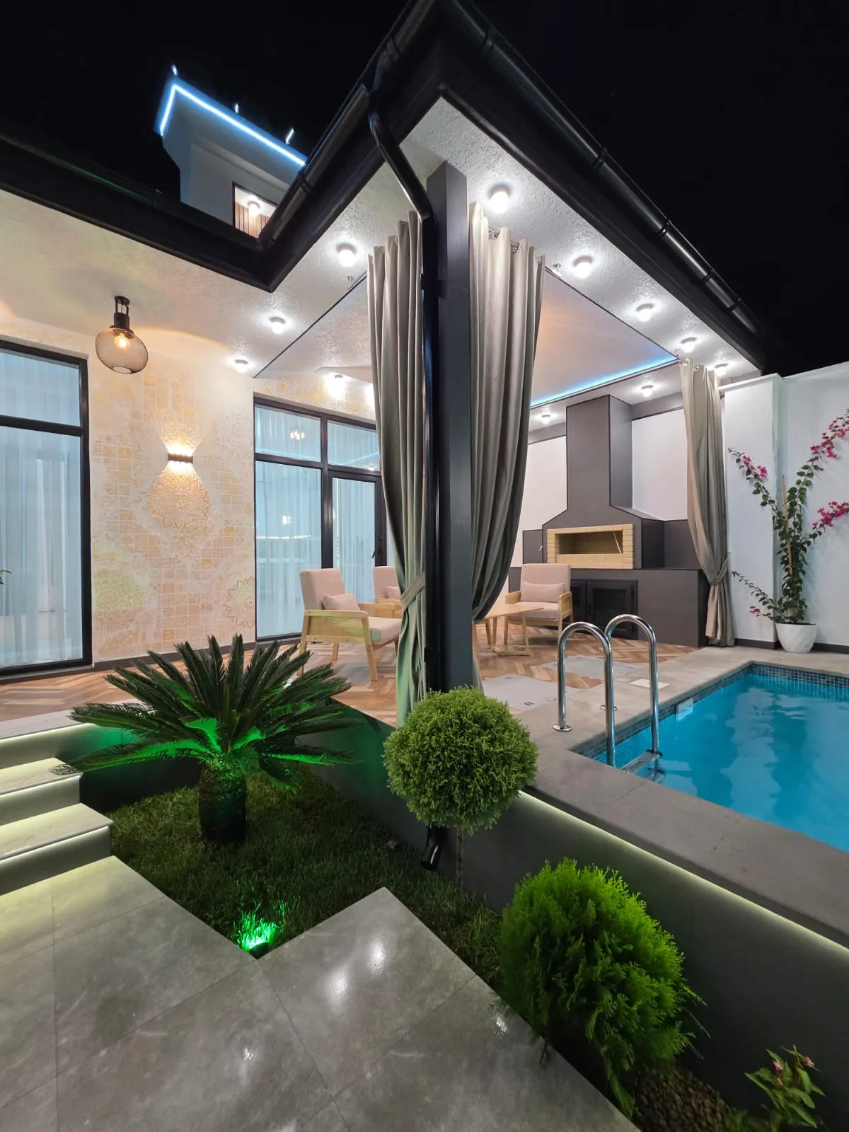 Mərdəkan, 4 otaqlı Həyət evi satılır - 160 m², 1 mərtəbə, 4 sot — Ev, villa, Bakı (4)